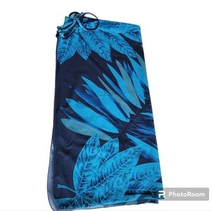 The Original Saress blue leaf dress size Large